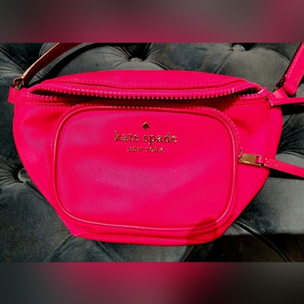 KATE SPADE NWOT Hot Pink Fanny Pack/ Hip Satchel